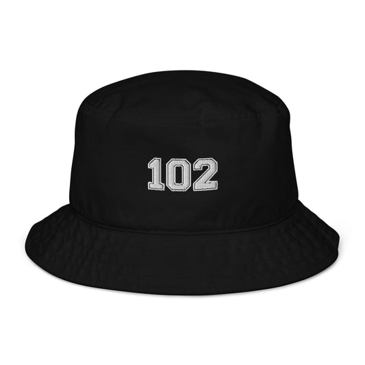 102 Organic black bucket hat - Deepertex