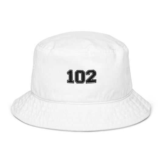 102 white Organic bucket hat - Deepertex
